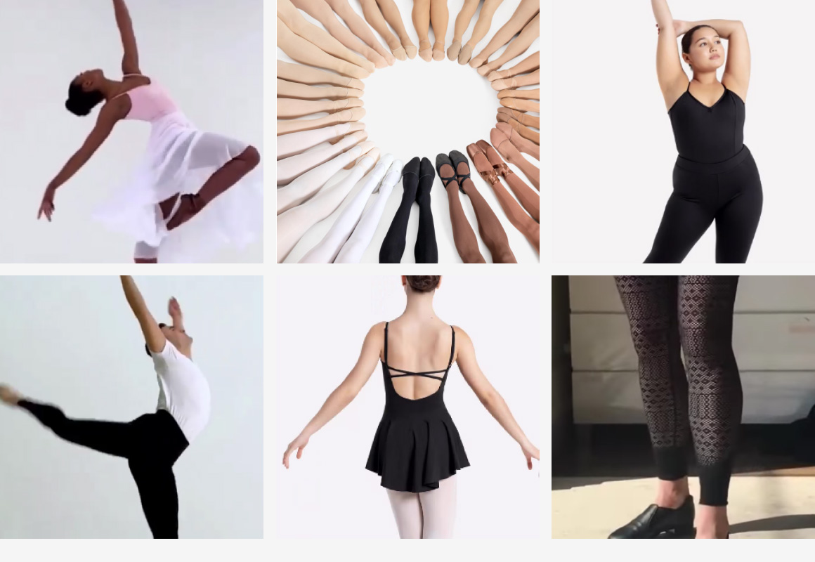 A collection images take from Capazio's Instagram page